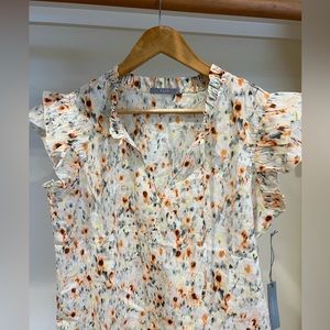 NWT, Tart, flutter sleeve shirt